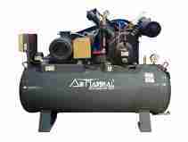 Compresor de Aire Industrial de Dos Etapas, Compresor de Aire de Pistón Recíproco de Alta Resistencia con Sistema de Tanque Receptor de Aire - Product Image 2