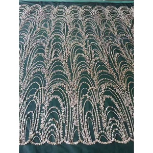 Wholesale Dance Dress <strong>Sequin</strong> <strong>Material</strong> Double Sided Mermaid Reversible <strong>Sequin</strong> Lace Fabric for Party Dress Shiny Glitter Fabric - Product Image 4