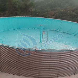 Sistema de Riego para Acuicultura al Aire Libre con Tanques de Agua de Acero Corrugado de Alta Densidad JuJin - Product Image 6