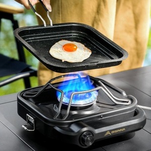 Réchaud à gaz <span class=keywords><strong>butane</strong></span> portable de type split pour le camping en plein air, pour faire bouillir du thé, faire du barbecue, cuisiner lors d'un pique-nique - Product Image 2
