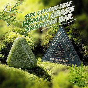 OEM ODM Marque Privée - Savon Solide au Thé Vert Usman de Fabrication Artisanale en Barre, Contrôle du Sébum, Biologique, Végétalien, Parfumé, Soin Capillaire - Product Image 1