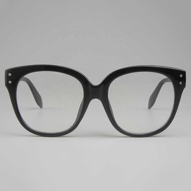 Fashion Hot Selling Vintage Oversize Lens Reading Glasses Anti Blue Spectacle Frames Optical Glasses