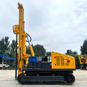 Multi-Function Solar Pile <span class=keywords><strong>Driver</strong></span> Machine 4m 5m 6m Frame Motor Bomba Motor Gear-Core Crawling <span class=keywords><strong>Post</strong></span> Ramming Pounder para venda - Product Image 5