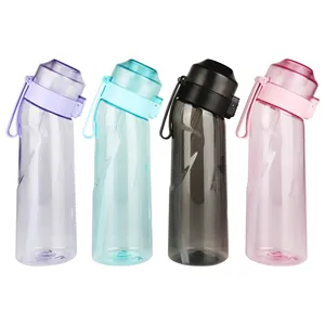Customize Hot Selling 650ml BPA Free Tritan Airs Water Bottle with Newest Fruit Flavor Pods Straw