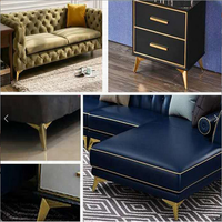 Pieds de meubles modernes en fer doré pour bureau, hôpital, cuisine, salon et hôtel - Pieds de table, de canapé et de meuble