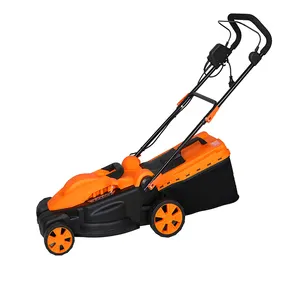 1600W 38cm काटने चौड़ाई हाथ pushCentral उद्यान मिनी इलेक्ट्रिक ड्राइव लॉन mowers और घास trimmer