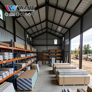 Prefabricated Heavy Duty Steel Structure Warehouse Industrial <b>Storage</b> Manufacturer Custom For Mining Equipment - Product Image 1