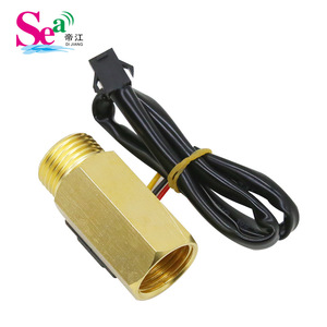 Débitmètre à effet Hall à 4 points, fabricant direct, capteur de débit de turbine en plastique B2 pour chauffe-eau, débit d'eau en cuivre - Product Image 1