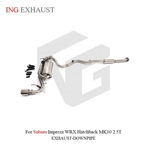 Sistema de Escape Valvetronic de Acero Inoxidable ING para Subaru <span class=keywords><strong>Impreza</strong></span> WRX <span class=keywords><strong>Hatchback</strong></span> MK10 2.5T, Piezas de Alto Rendimiento al por Mayor - Product Image 3
