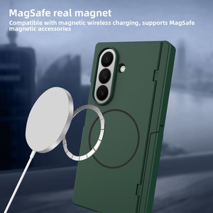 Nouvel étui de téléphone compatible avec Samsung Fold, avec charnière magnétique à ressort et rabat, 30 % de réduction - Product Image 2