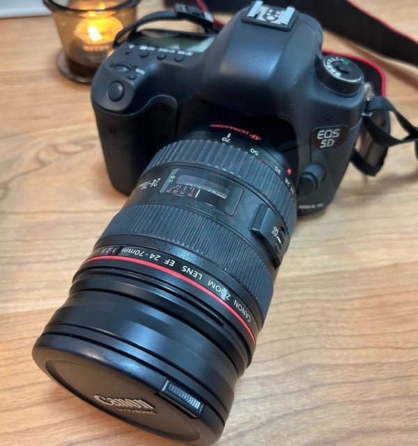 HFT Professional EOS 5D Mark III DSLR Camera EF 24-70mm F/2.8L USM Lens Kit Full Frame 1080P Video Rechargeable Battery