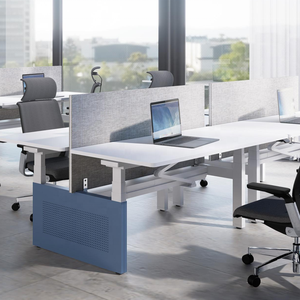Modern Staff Computer Desk 6 8 Workstation Custom Modular Office Furniture Wooden Table Office Desks with Partitions Cabinet