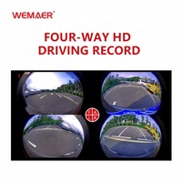 Kit de 4 caméras de recul pour voiture 3D 360 degrés 360 AVM Bird View Car Camera
