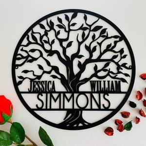 Letreros de metal de decoración de hierro personalizados para señalización de patio personalizados de una pieza - Product Image 2