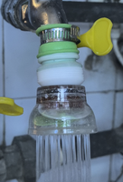 Aérateur de Robinet Rotatif à 360° Économiseur d'Eau, Diffuseur de Robinet Incurvé, Filtre de Buse de Robinet, Tête Pivotante, Outils de Cuisine