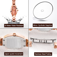 Montre à quartz étanche JSDUN 6532, vente directe d'usine, mouvement importé, cadran en acier inoxydable, diamètre 17 mm, poids 58 g
