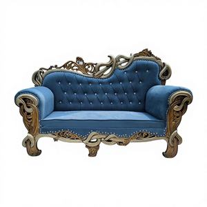 โซฟาคู่รักสองที่นั่งสไตล์เรียบหรูสำหรับงานแต่งงาน งานเลี้ยงต้อนรับ ตกแต่งโรงแรม - Product Image 1