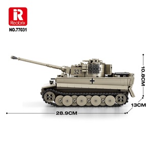 Vente en gros de Reobrix 77031 Tiger I Building Kit avec code bonus exclusif <span class=keywords><strong>World</strong></span> <span class=keywords><strong>of</strong></span> Tanks - Collection militaire haut de gamme pour les joueurs - Product Image 2