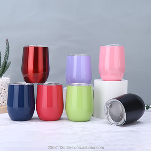 Logo personalizzato a forma di U Mini uovo tazza di alta qualità in acciaio inossidabile <span class=keywords><strong>per</strong></span> <span class=keywords><strong>auto</strong></span> Thermos tazza di Design Vintage solido guscio d'uovo tazza di caffè - Product Image 3