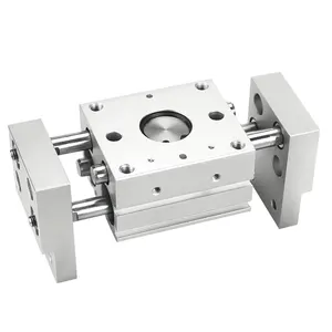 Top quality Clamps Bore 10-40mm pneumatic Two Fingers Wide Opening double acting large air pneumatic cylinder mhl2 air gripper