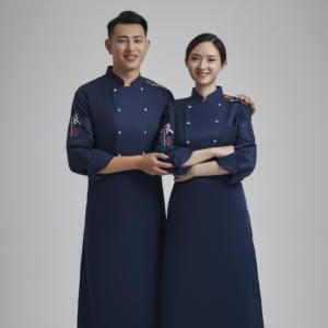 Buena comida cultura mujer Chefs ropa restaurante Bar cocina Chef uniforme mujeres al por mayor para Unisex - Product Image 3