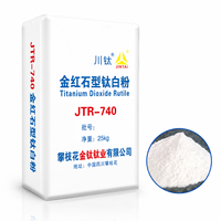 Pigment en poudre de dioxyde de titane rutile de qualité industrielle à haute opacité, pureté 99 %, marque chinoise HLBC, JTR-740, pour peintures
