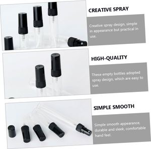 Wholesale 2ml 3ml 5ml 10ml Small Empty <b>Spray</b> Refillable Tester Travel Slim Glass Screen Printed Sample <b>Perfume</b> <b>Bottle</b> Screw Cap - Product Image 4