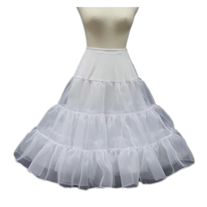 P3036 <span class=keywords><strong>Jupon</strong></span> de mariage transparent et léger en mousseline à quatre couches personnalisable pour les mariées - Product Image 1