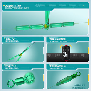 ชุดสายตะกั่วแกนคู่อาฮู 6.3 ม. 3.5 #   สายเอ็นตกปลาไนลอนสำหรับบ่อเก็บน้ำ - Product Image 4