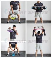 Outdoor Portable Core Training Fitness Free Weight Water Bulgarian Aqua Power Bag avec poignée