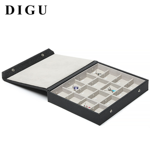 Digu đồ trang sức trường hợp du lịch ưa thích trình bày lưu trữ quà tặng đồ trang sức Hộp nhẫn hộp chất lượng cao Mặt dây chuyền Bán buôn giá rẻ da - Product Image 5
