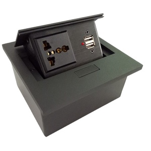 Aluminum Alloy Hidden Desktop <strong>Socket</strong> Pop up Hidden Power <strong>UK</strong> US EU AU Plugs Electrical Outlets Tabletop <strong>Smart</strong> Power <strong>Socket</strong> - Product Image 1