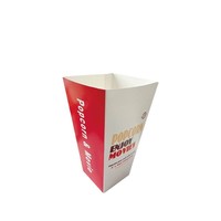 Seau à popcorn personnalisé de haute qualité, tube à popcorn, boîtes à popcorn pour les collations à emporter, chips