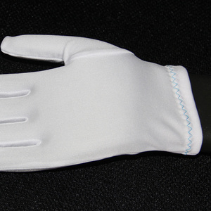 Guanti Seeway in Cotone Bianco Lavorato a Maglia, Unisex, Resistenti all'Abrasione, Antipolvere, Traspiranti, con Polsino a Scatto, Senza Fodera - Product Image 4