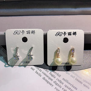 Pendientes de moda, aretes de tendencia, pendientes de lujo - Product Image 4