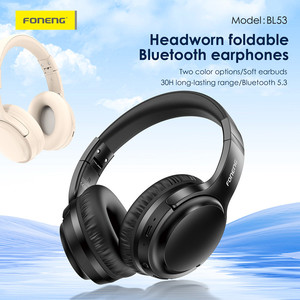 หูฟังไร้สาย Foneng BL53 บลูทูธ 5.3 แบบครอบหู สเตอริโอ พับได้ พร้อมไมโครโฟน สำหรับ iPhone และ Android - Product Image 2