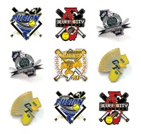 Vente en gros, usine bon marché, Sport, football, chapeau, épingles en émail doux, Badge