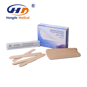 Alingua depressore medico produttore all'ingrosso in legno cina usa e getta eco-friendly CE assistenza medica ospedale medico lancette - Product Image 2