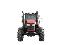 Tracteur agricole d'occasion 150 CV 4x4, moteur diesel turbocompressé, boîte de vitesses, cabine fermée, matériel agricole