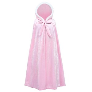 Le bambine vestono il Costume da principessa Deluxe <span class=keywords><strong>mantello</strong></span> con cappuccio in velluto morbido GPHC-019 - Product Image 6