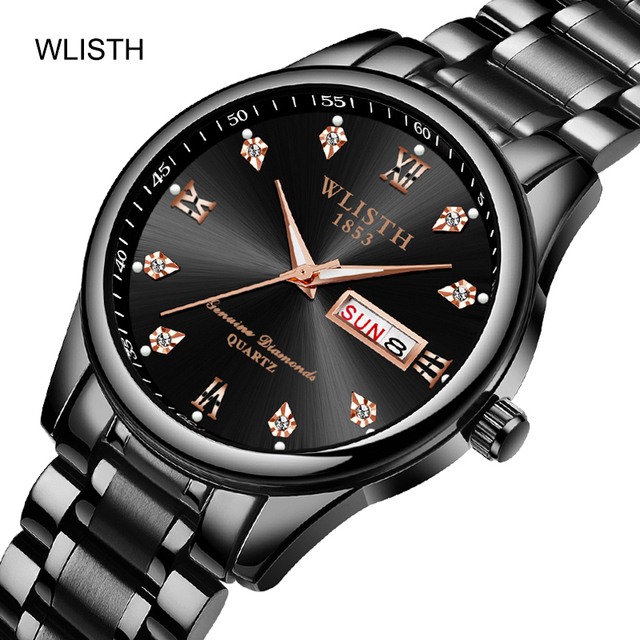 WLISTH A909 Diamond Own Brand Watches Quartz Watch Perfect Design Watch for Men