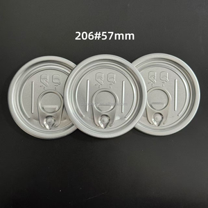 卸売300/307/401/502アルミイージーオープンエンド、イージーオープンカバー（食品缶用蓋、プルリング付き）、アルミイージーオープン蓋 - Product Image 6