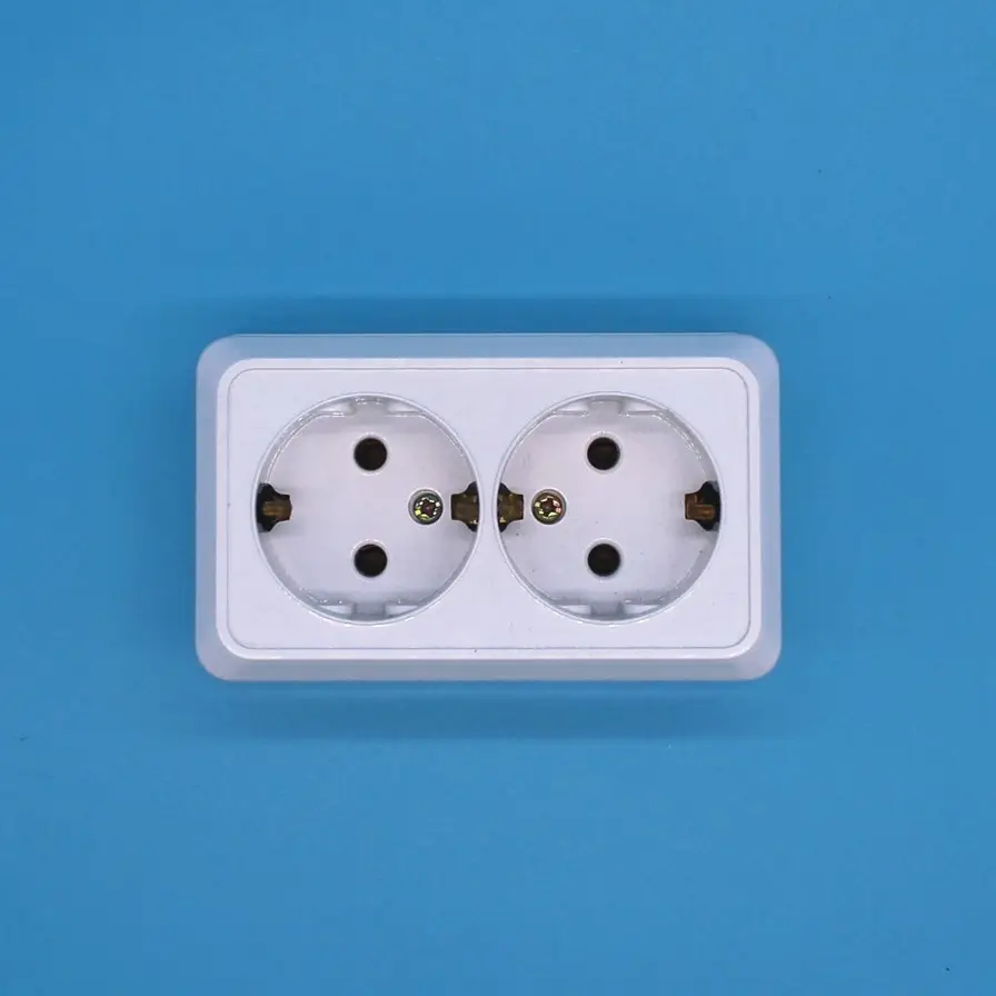 2*ways EU power wall Sockets outlets ports,wall plate socket