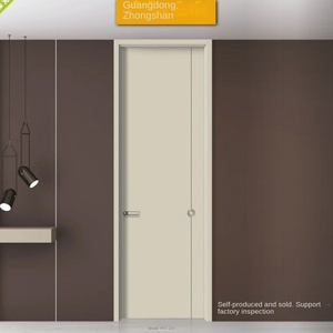 Factory indoor density board door design modern waterproof bedroom wooden door melamine door - Product Image 6