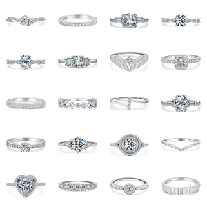 Anillos Apilables de Plata de <span class=keywords><strong>Ley</strong></span> 925 con Corona de Princesa y Circonita Cúbica, Anillo de Boda, Joyería de Lujo al por Mayor para Minoristas - Product Image 4
