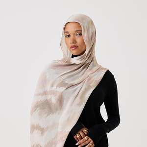 Hiyab Modal Estampado para Mujer, Elegante y Modesto, Transpirable para las 4 Estaciones, con Logotipo Personalizado, el Más Vendido del 2026 - Product Image 1