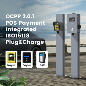 OCPP 2.0.1 <span class=keywords><strong>DLB</strong></span> 7kW EV AC wallbox เครื่องชาร์จอย่างรวดเร็วพร้อม CE ได้รับการรับรองฐานเสาติดตั้ง IEC 62196 type2 ชาร์จซ็อกเก็ตและปลั๊ก - Product Image 5