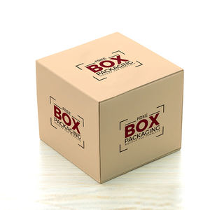 Caja de papel resistente con cierre inferior reciclable, ideal para venta al por menor, entrega en tiendas en línea y personalización de marca. - Product Image 2