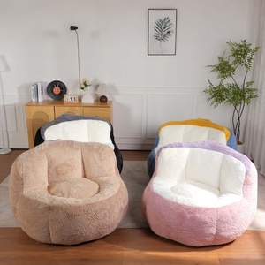 アメリカ倉庫からの送料無料、モダンデザインの多機能リビングルームソファ、大型クラウドビーンバッグソファ - Product Image 1