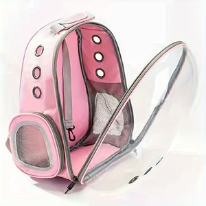 Mochila para transportar animais de estimação, bolsa para gatos, bolsa portátil transparente para animais de estimação, mochila respirável para sair, espaçoso - Product Image 6
